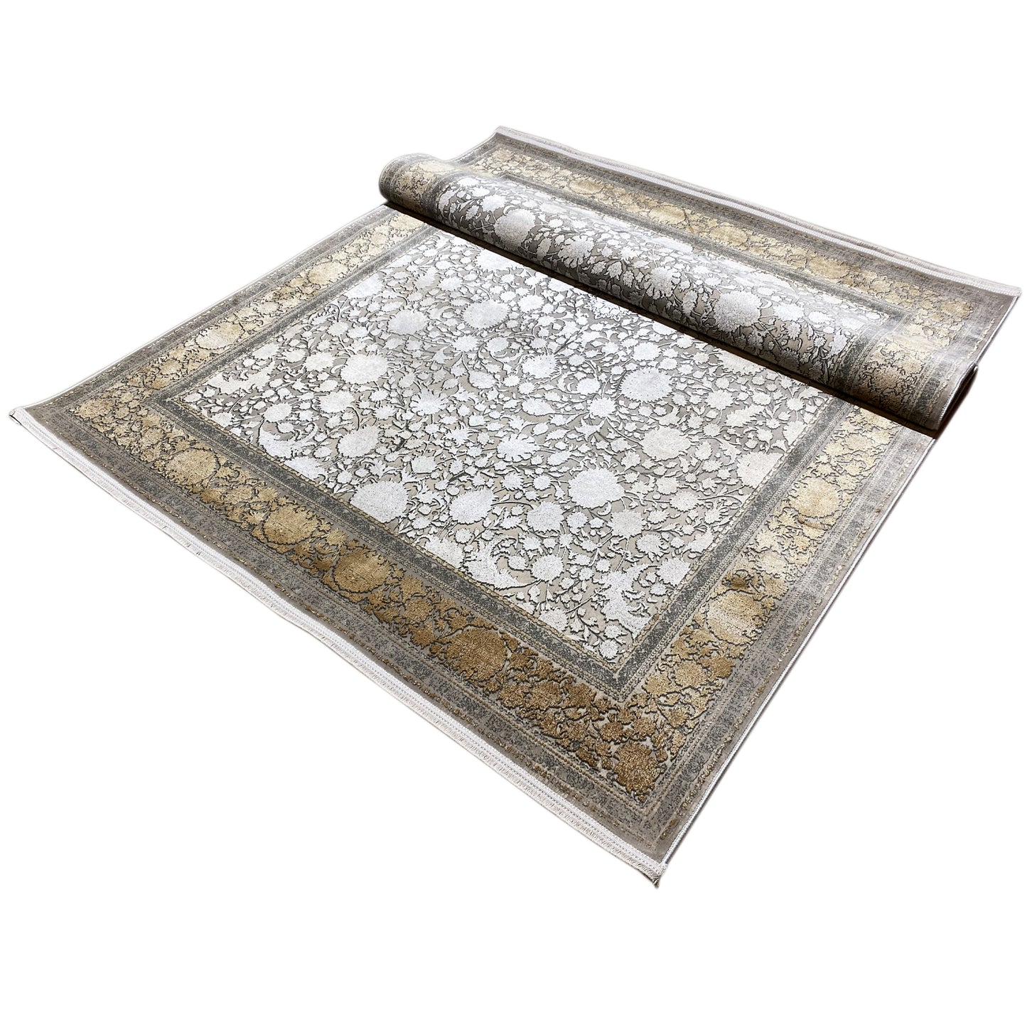 Tapete Prateado-Dourado 170x240cm