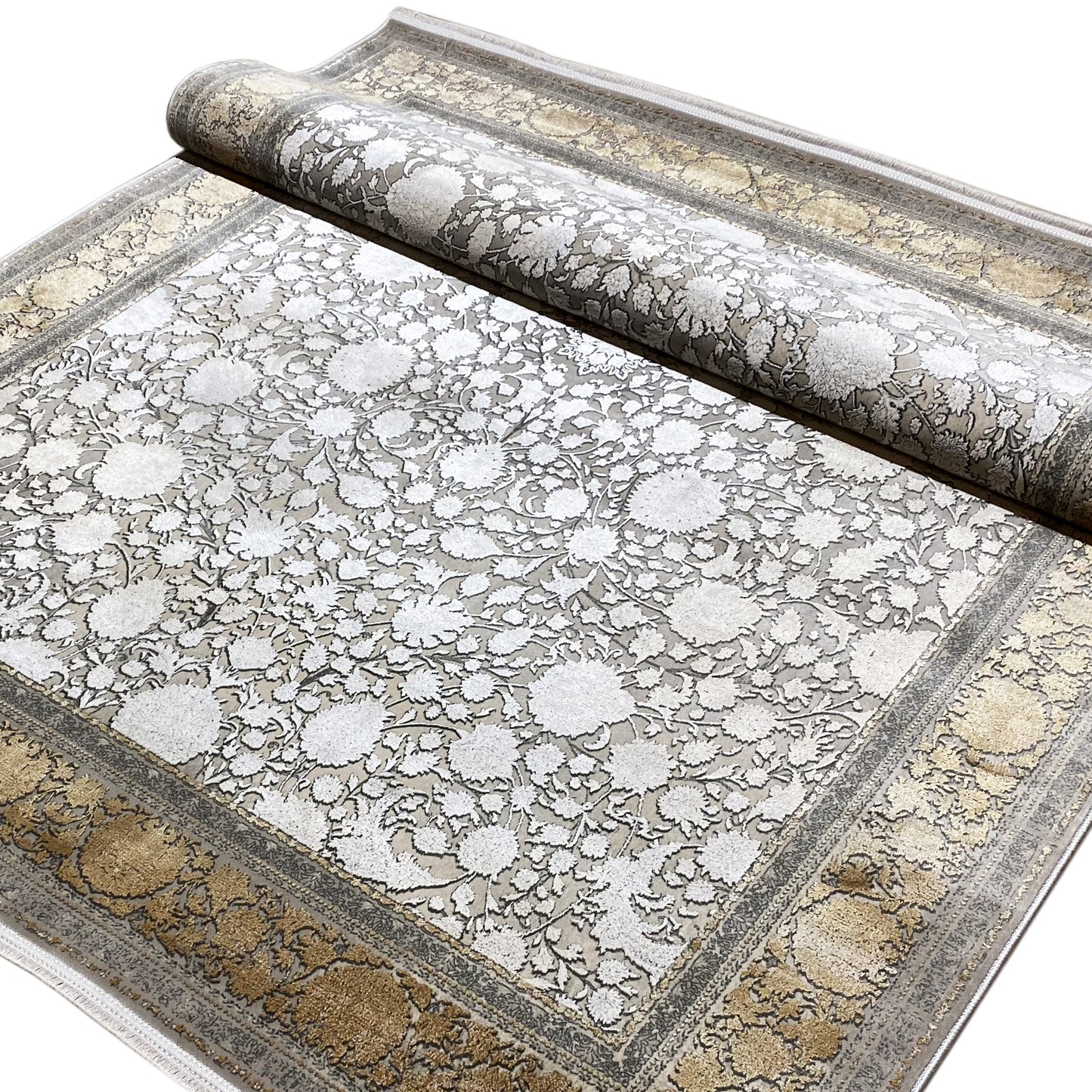 Tapete Prateado-Dourado 170x240cm