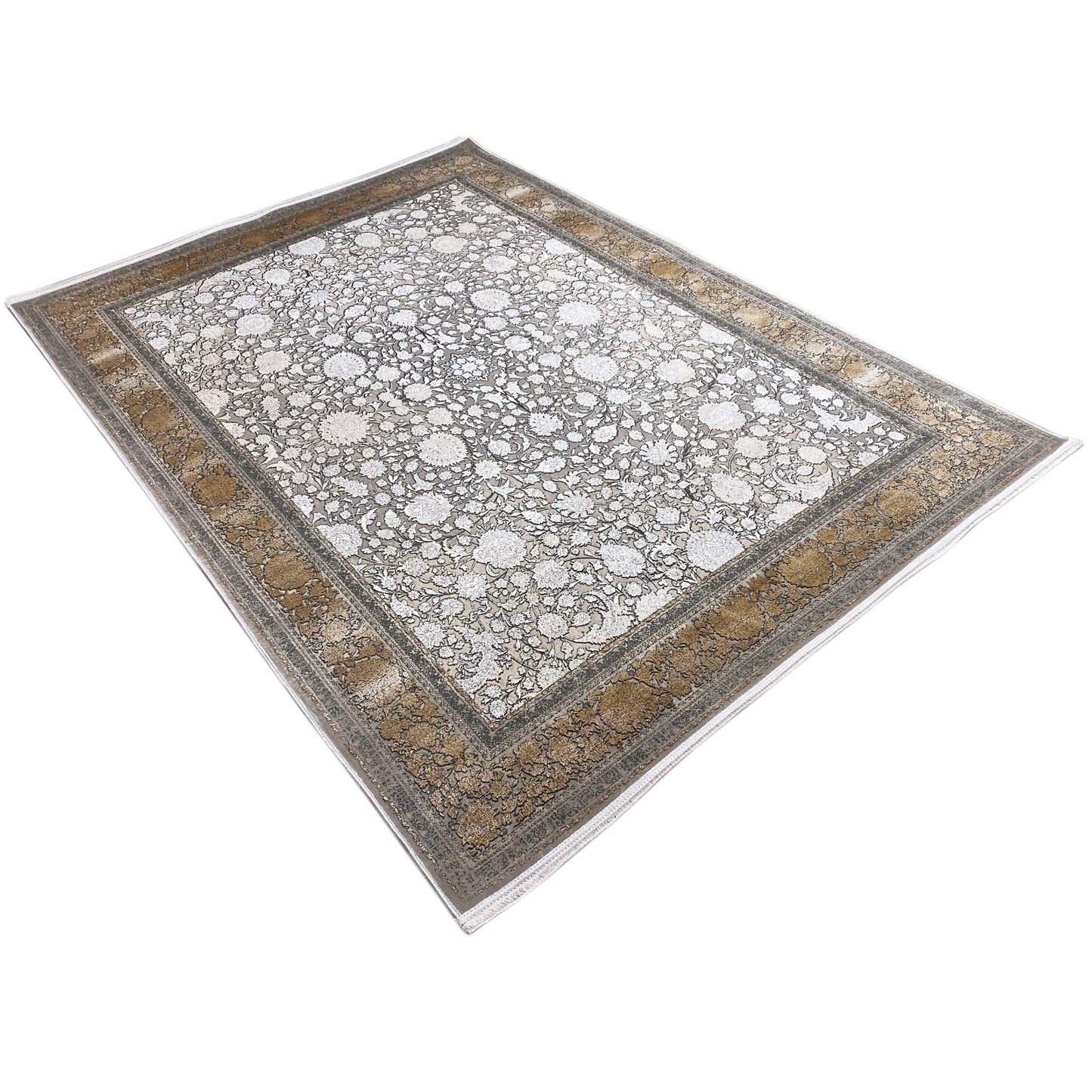 Tapete Prateado-Dourado 170x240cm