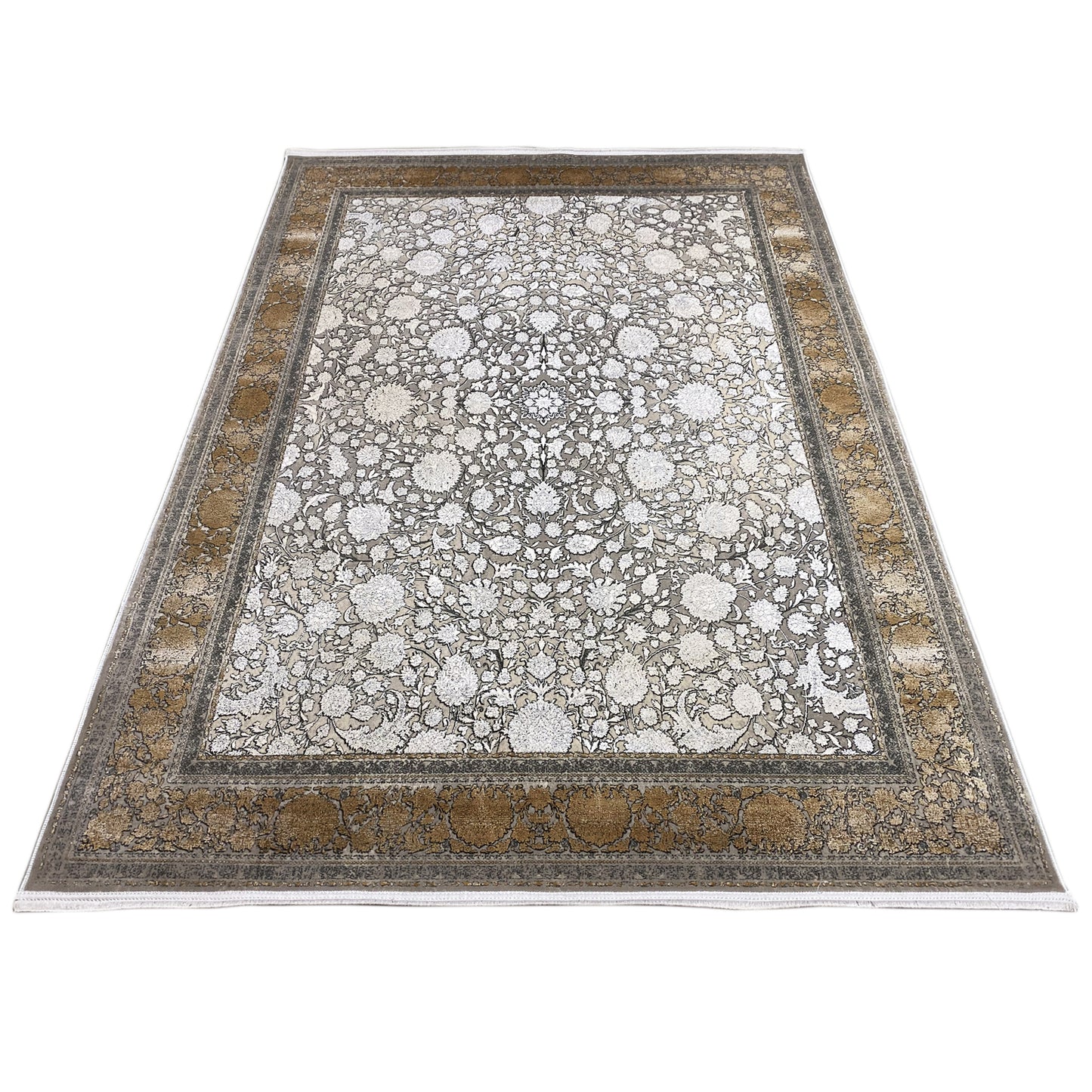 Tapete Prateado-Dourado 170x240cm