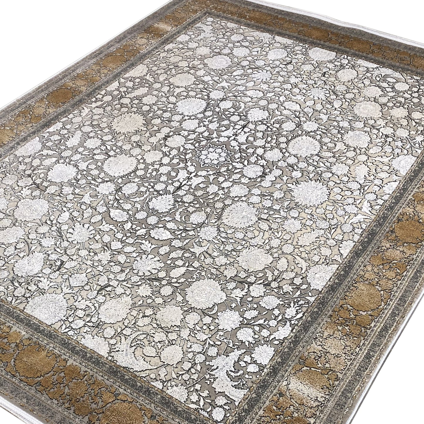 Tapete Prateado-Dourado 170x240cm