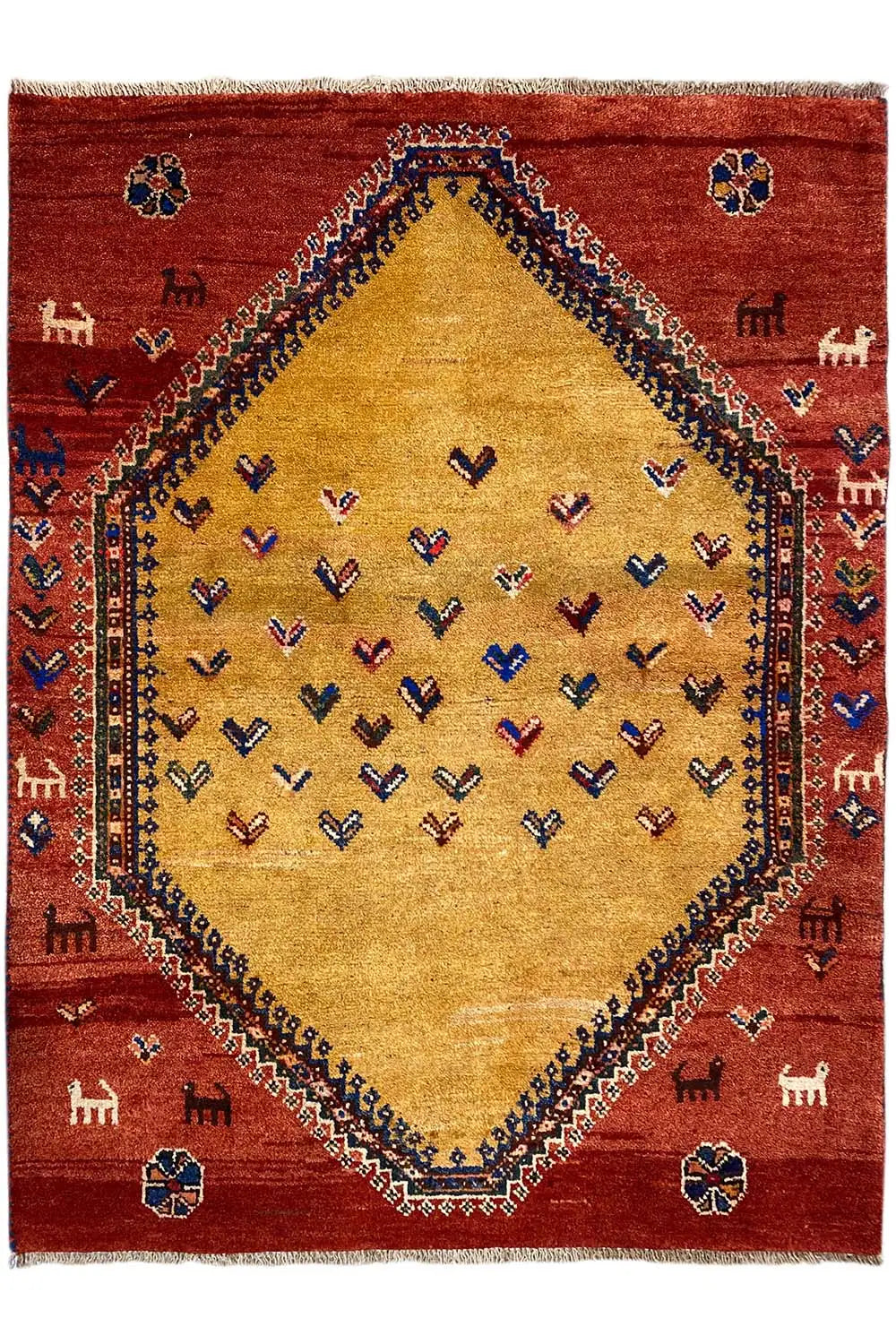 Gabbeh Teppich (162x122 cm) - German Carpet Shop