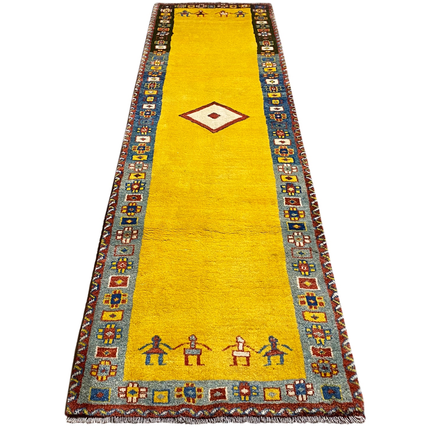 Passadeira Gabbeh 303x88 cm