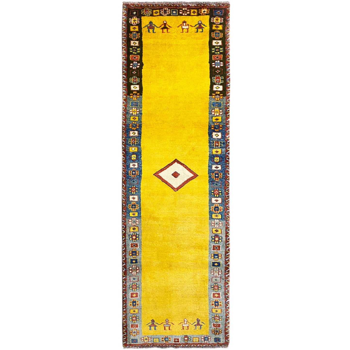 Passadeira Gabbeh 303x88 cm