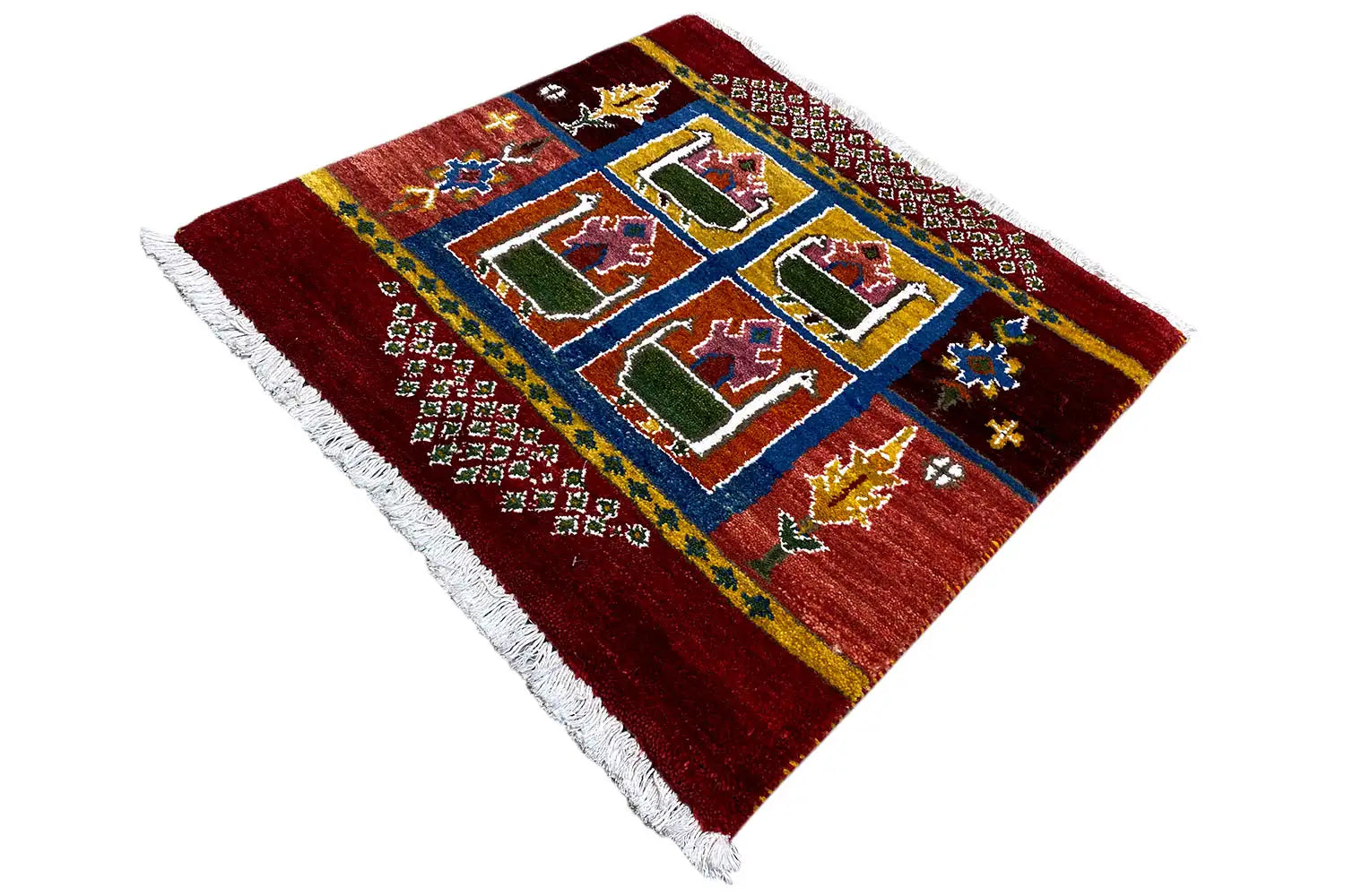 Gabbeh Teppich Lori 56x56 cm - German Carpet Shop