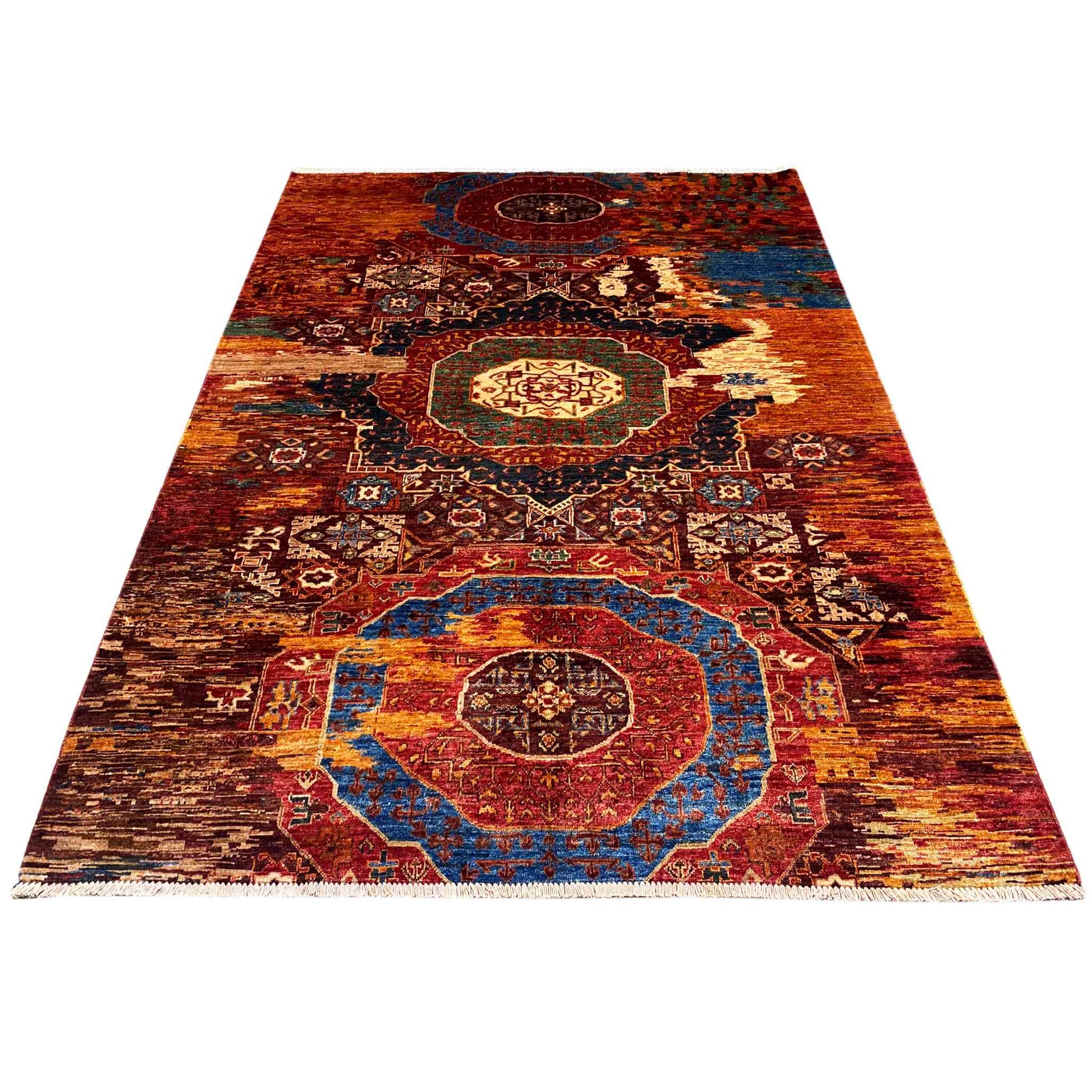 Mamluk Teppich, Rost/Mehrfarbig, 239x172 cm - German Carpet Shop