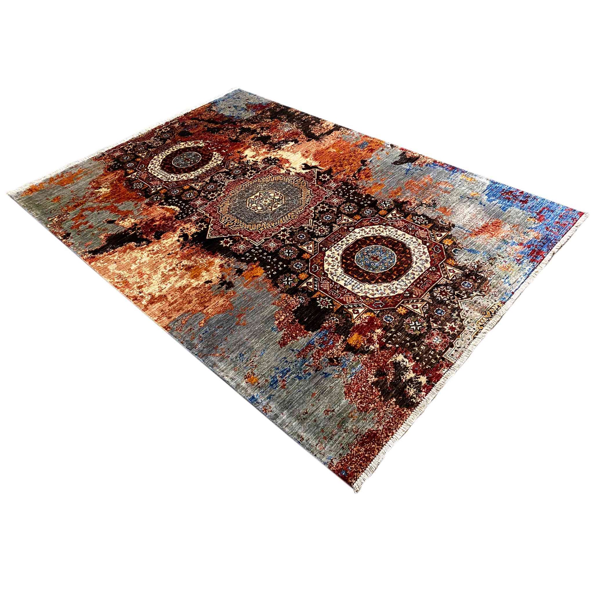 Handgeknüpfter Mamluk Teppich 247x174 cm - German Carpet Shop