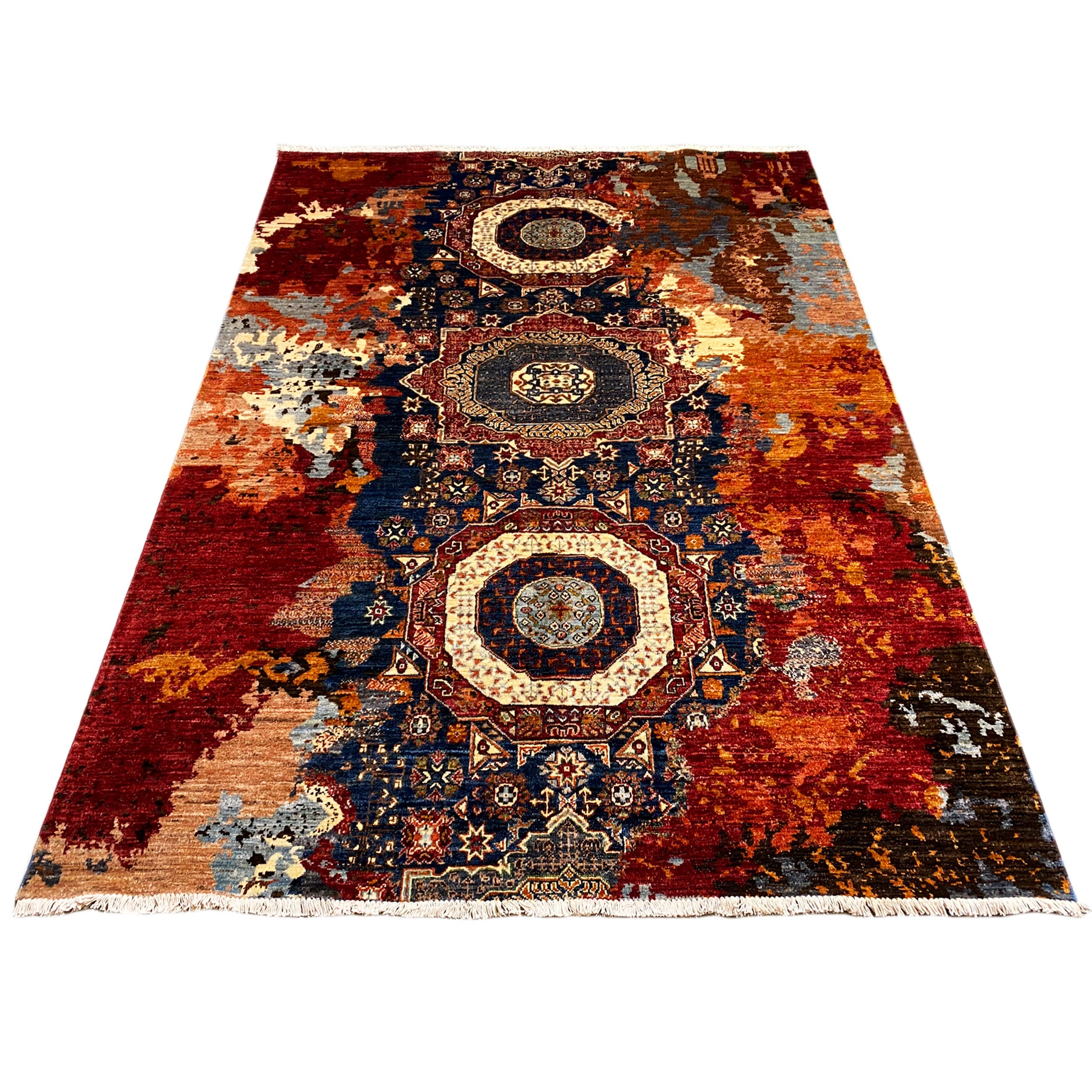 Handgeknüpfter Mamluk Teppich 240x173 cm - German Carpet Shop