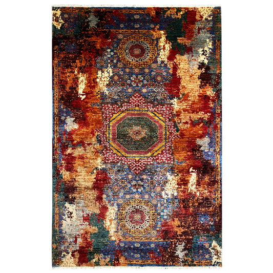 Handgeknüpfter Mamluk Teppich 301x204 cm - German Carpet Shop