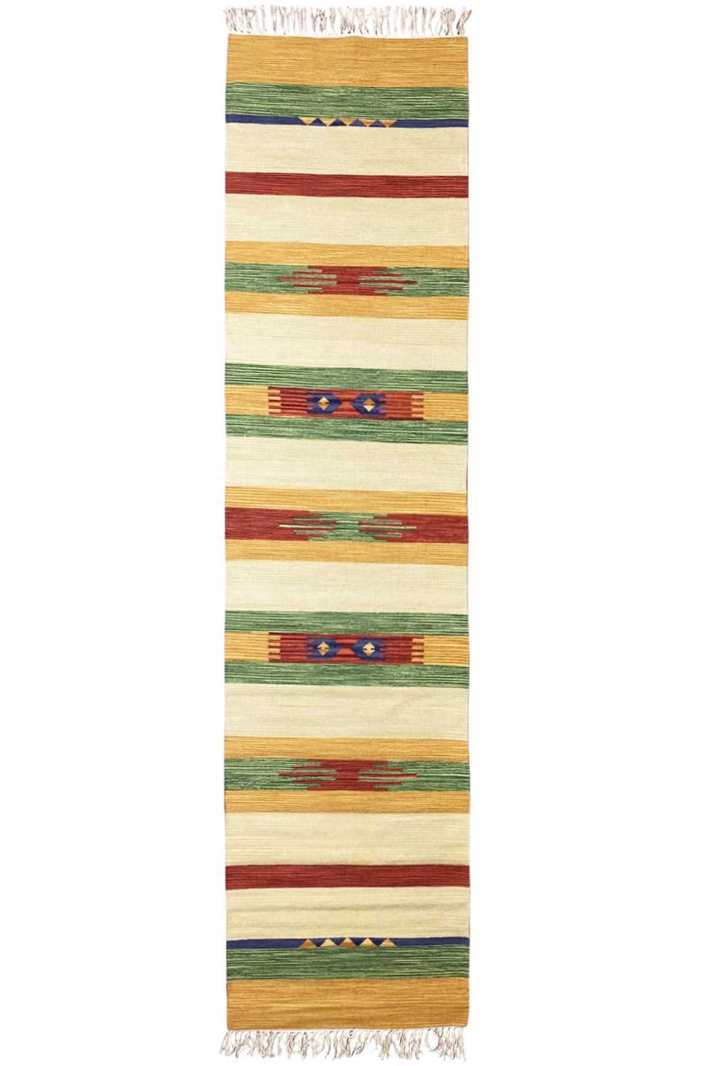 Moderner Kelim Läufer Teppich - Samak (80x300 cm) - German Carpet Shop