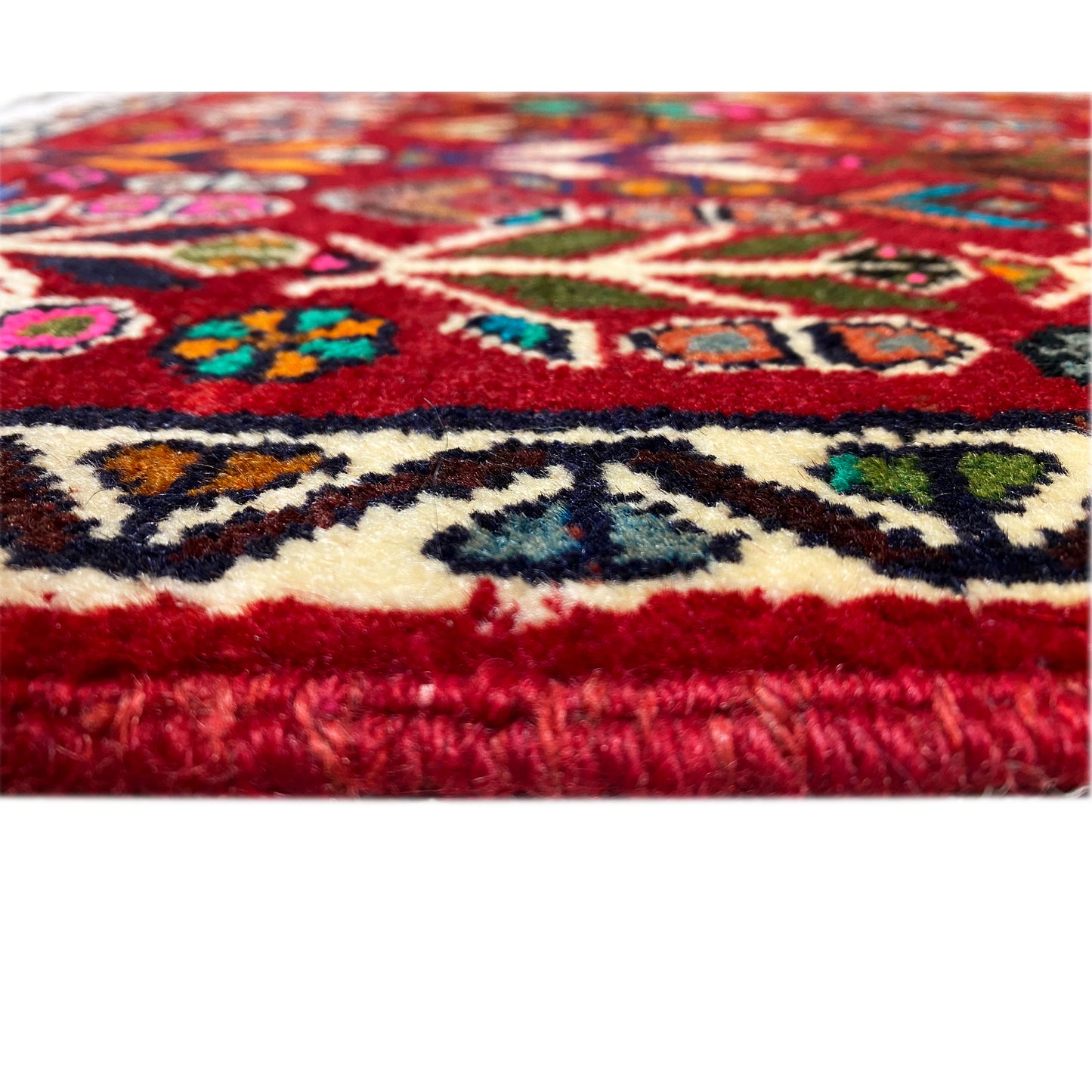 Tapete Poshti, Vermelho - 69x58 cm