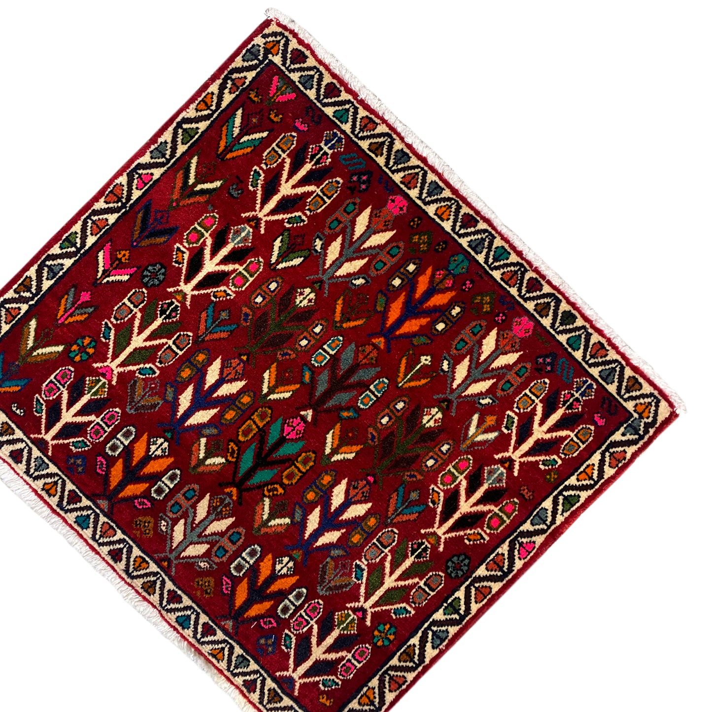 Tapete Poshti, Vermelho - 69x58 cm