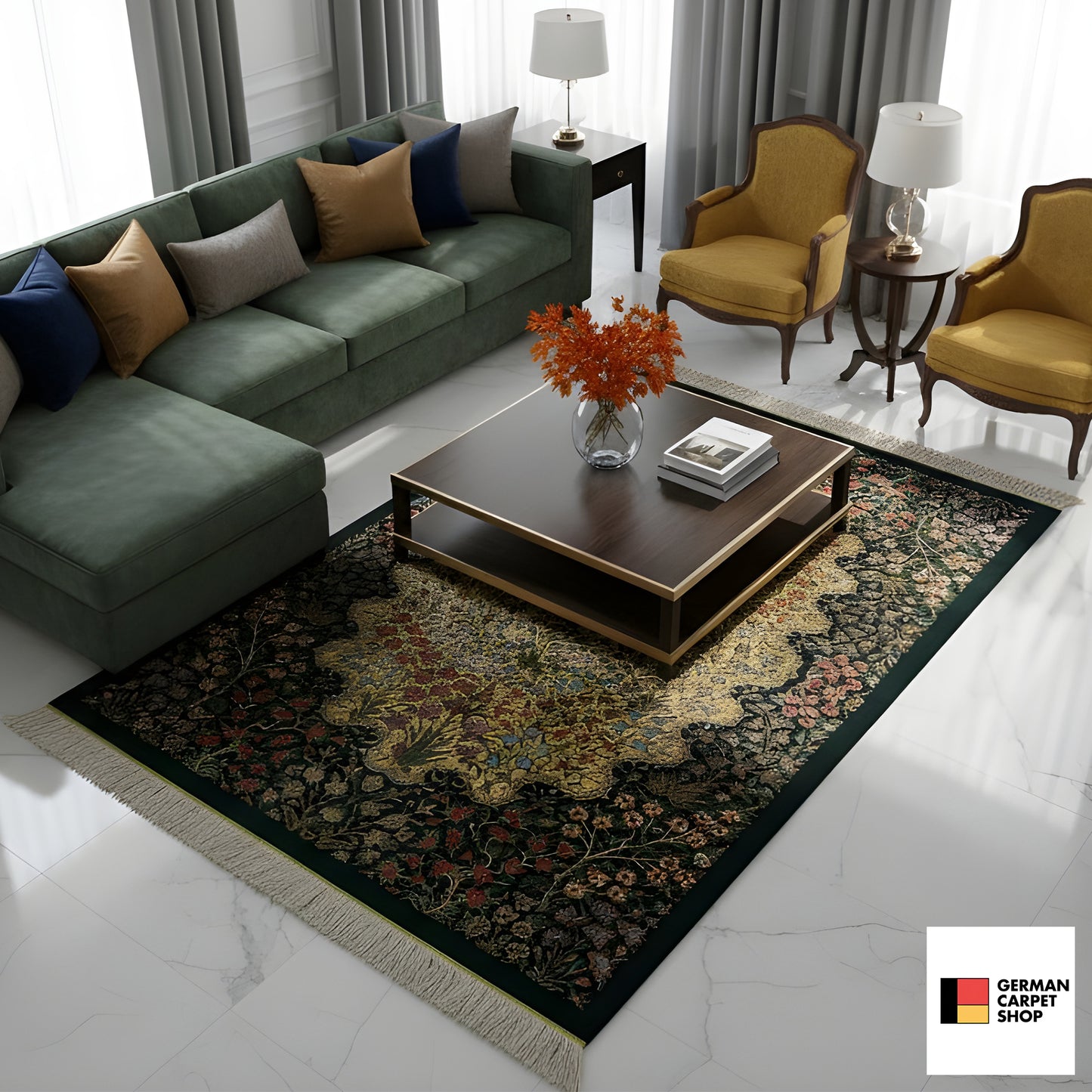 Tapete Ghom Seda - 900846 (123x79 cm)