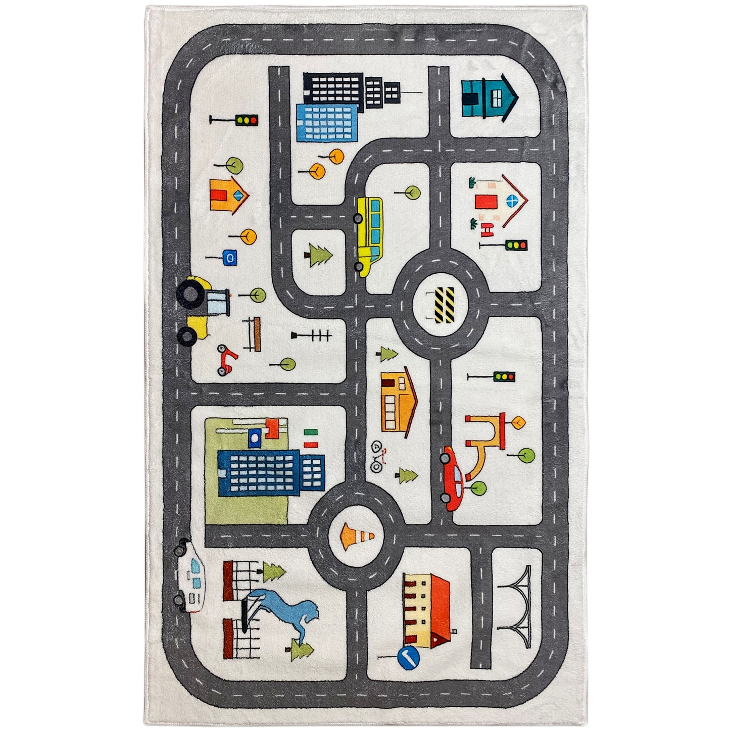 Tapete infantil „Rua“, bege, 90 × 160 cm