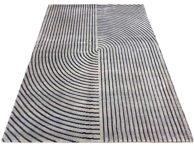 Designer Rug by Pascal Walter - Lines (209x152 cm) - German Carpet Shop