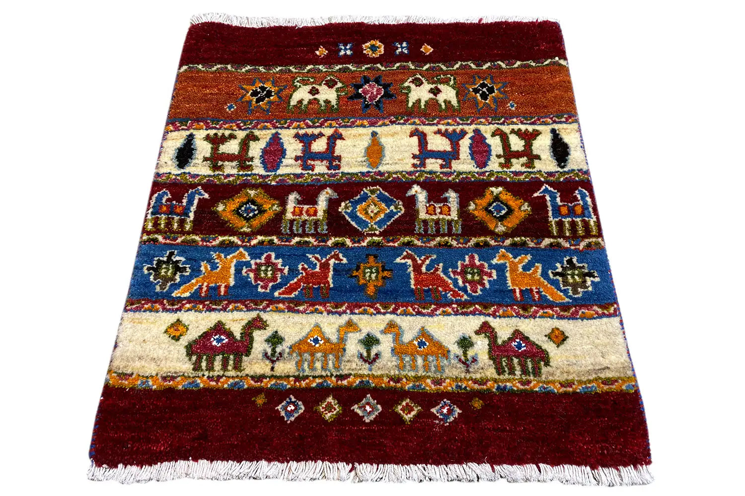 Gabbeh Lori Teppich 61x57cm - German Carpet Shop