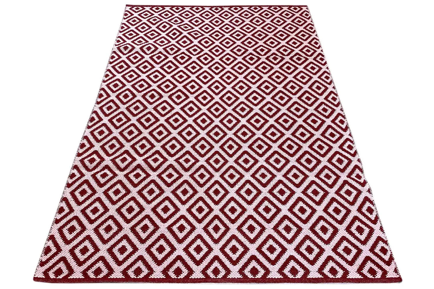 Moderner Kelim - Samak 04 Red - German Carpet Shop