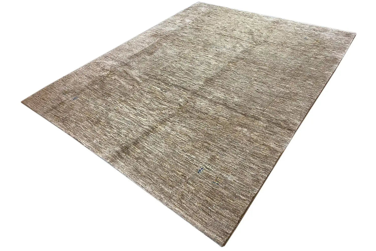 Tapete 264x206 cm, castanho-bege, pelo de textura fina, retangular