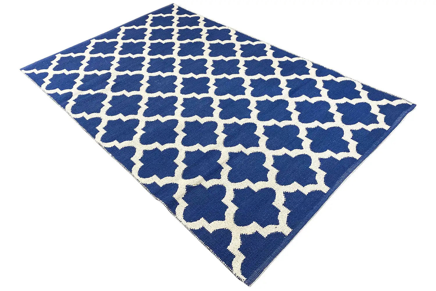 Moderner Kelim - Samak 03 Blue - German Carpet Shop