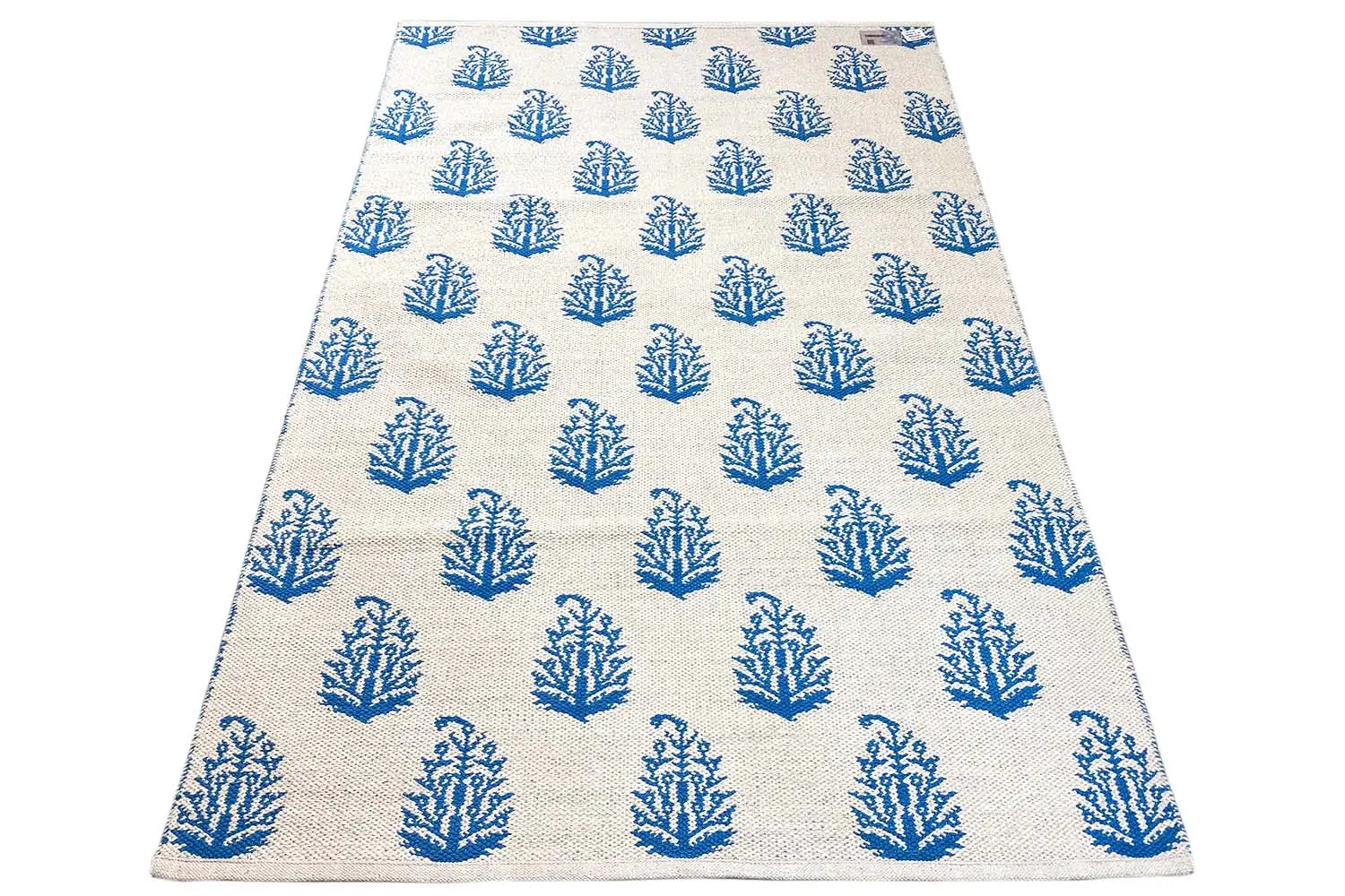 Moderne Kelim - Samak 06 Blue - German Carpet Shop