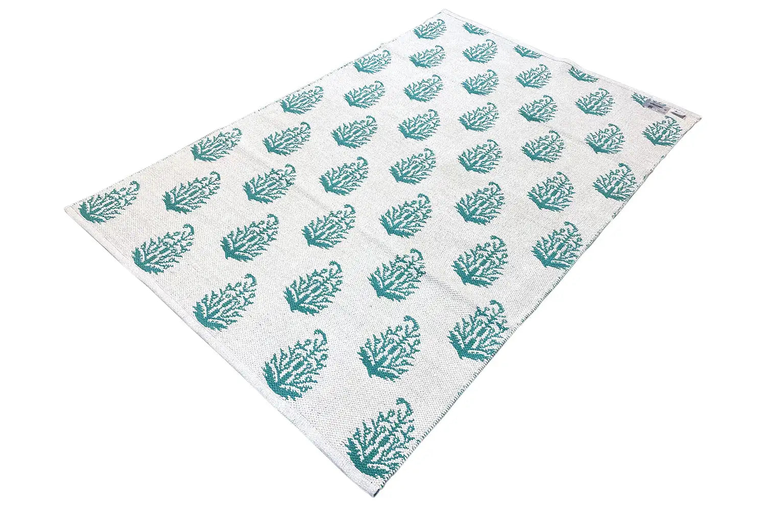 Moderne Kelim - Samak 06 Green - German Carpet Shop