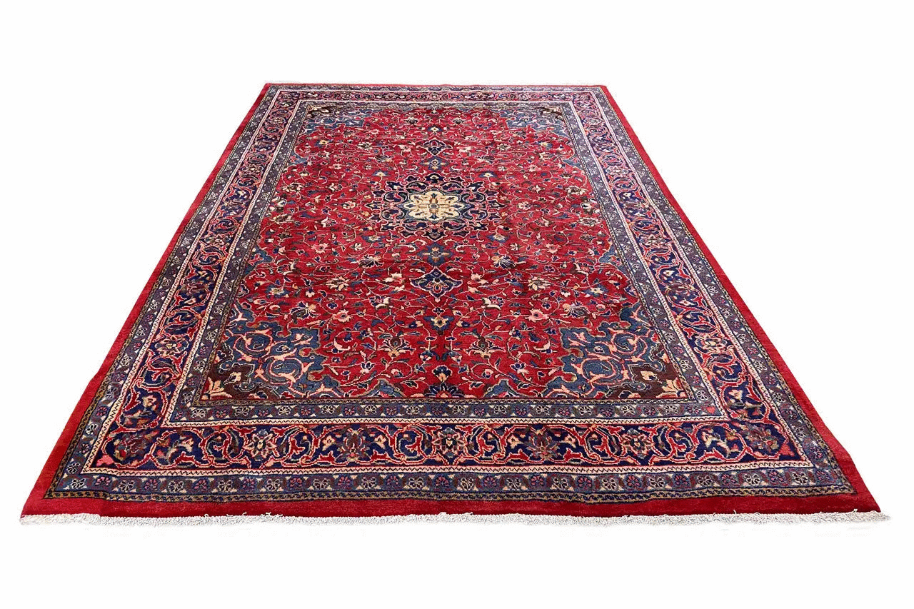 Keshan - Rot (330x212 cm) - German Carpet Shop