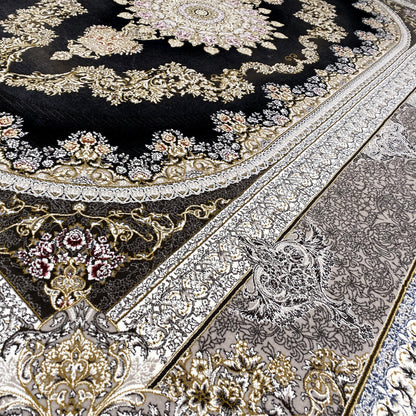 Tapete azul marinho 170x240cm