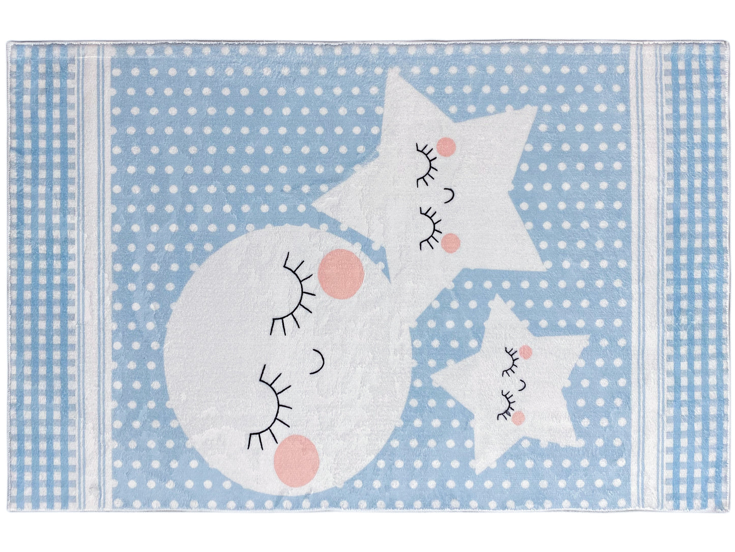 Tapete infantil „Mundo das Estrelas“, azul, 160x230 cm