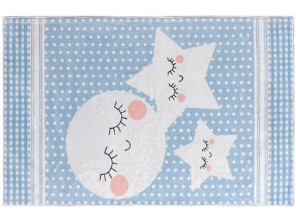 Tapete infantil „Mundo das Estrelas“, azul, 160x230 cm