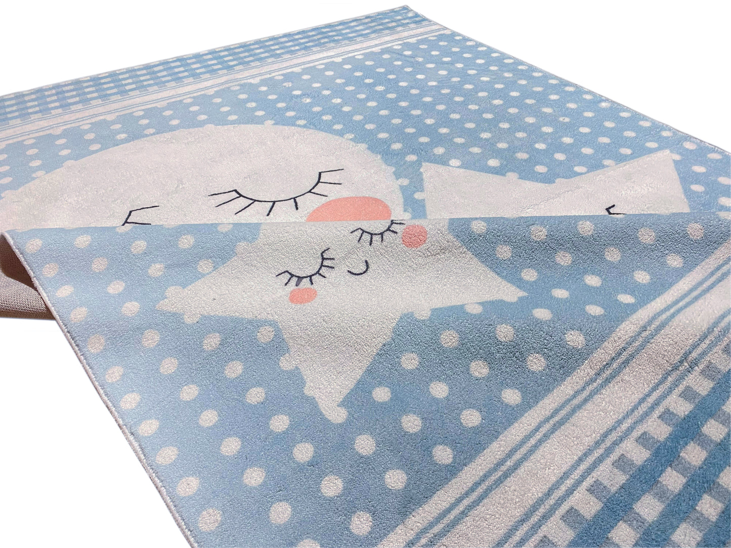 Tapete infantil „Mundo das Estrelas“, azul, 160x230 cm