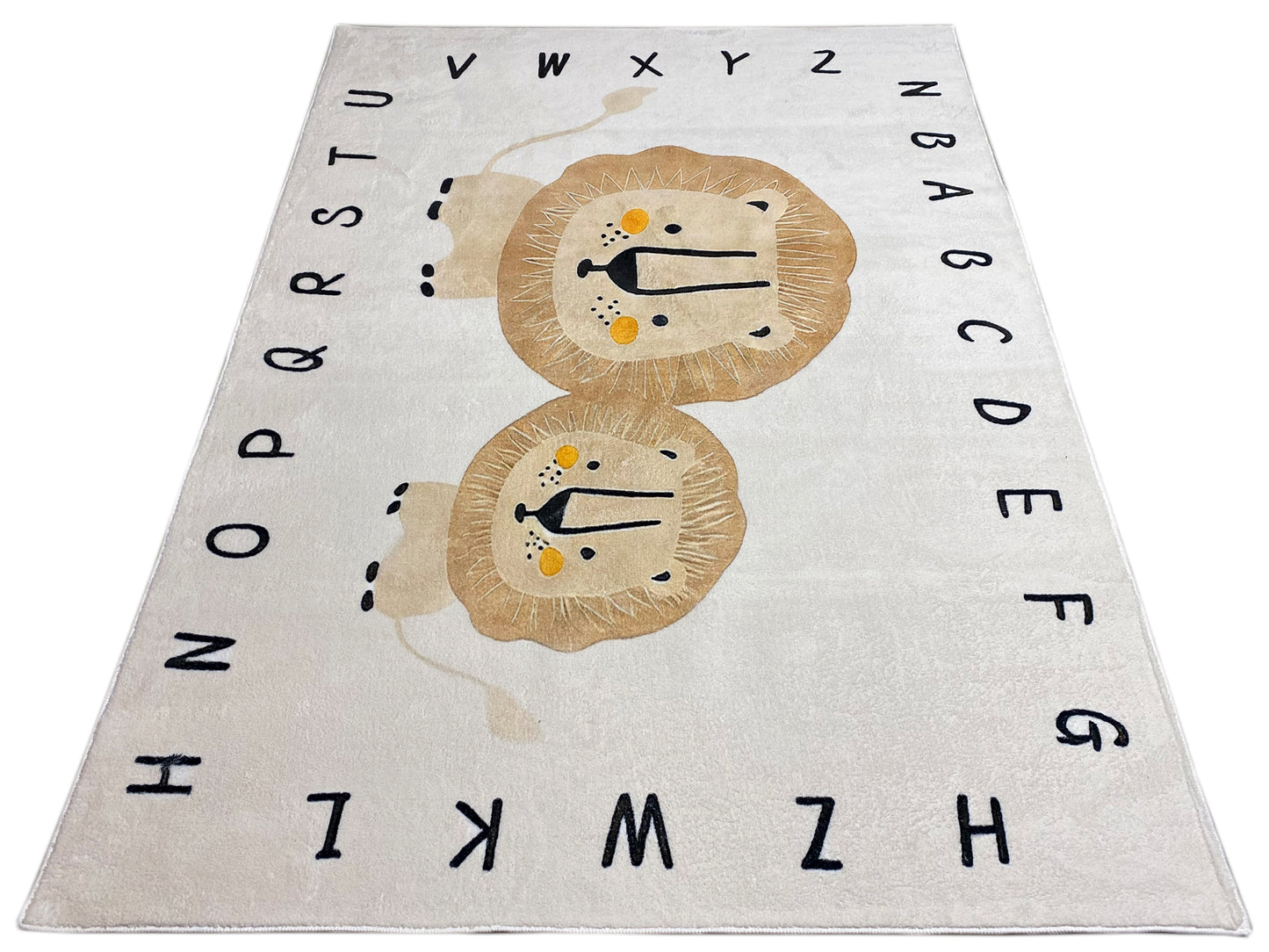 Tapete infantil „Leão“, bege, 140x200 cm