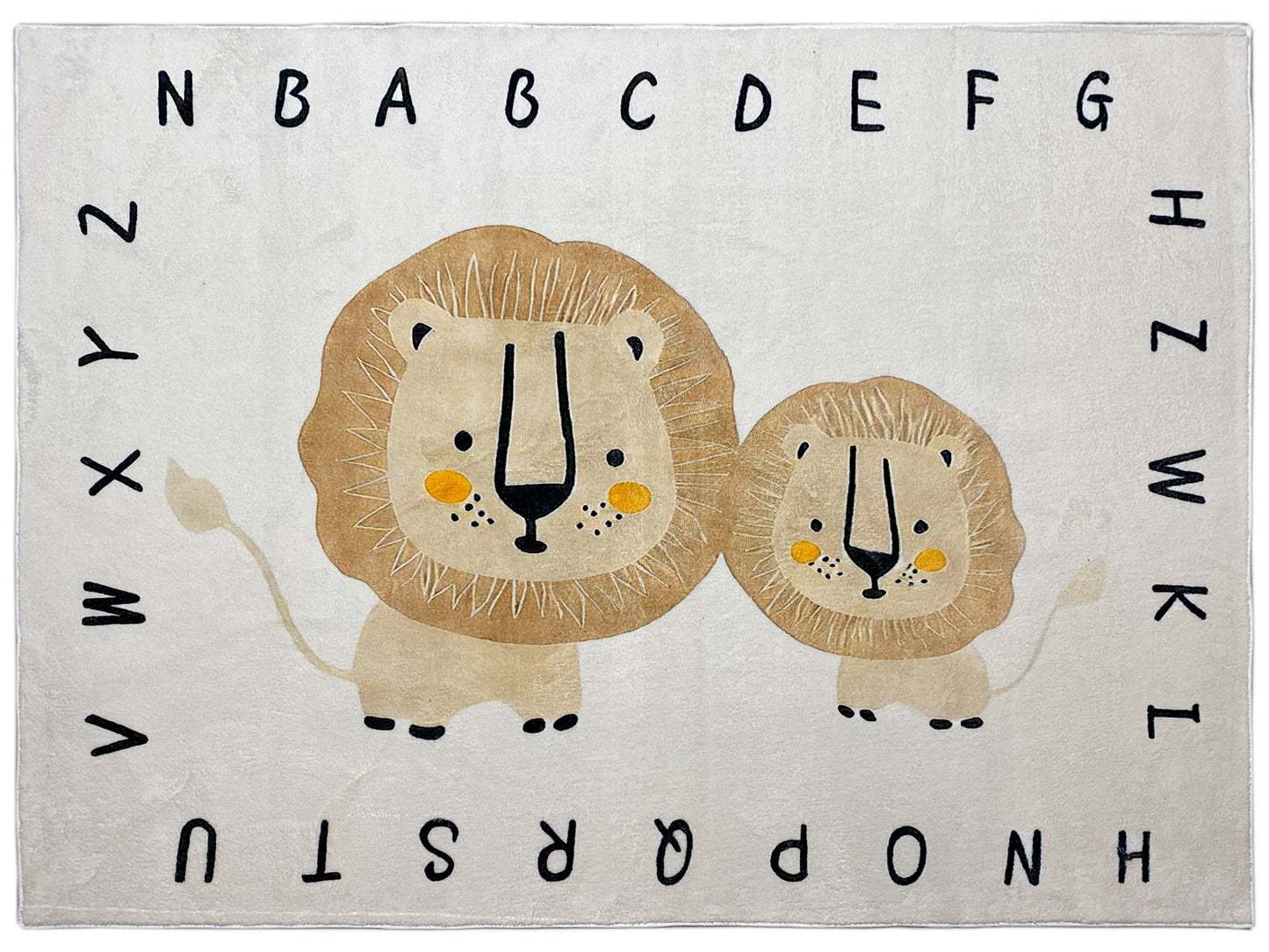 Tapete infantil „Leão“, bege, 140x200 cm