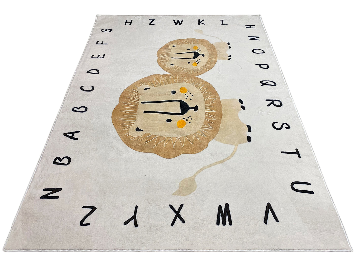 Tapete infantil „Leão“, bege, 160x230 cm