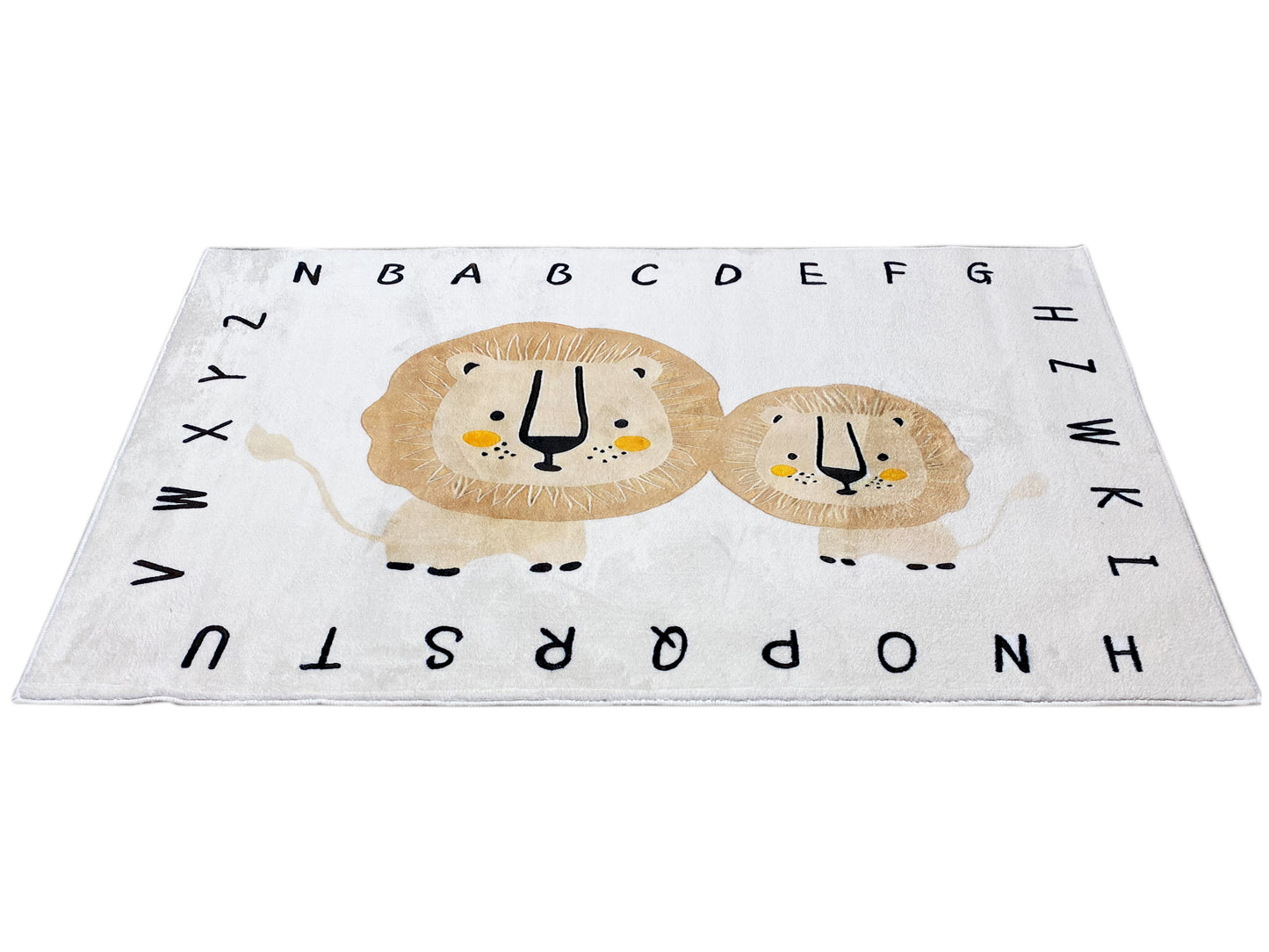 Tapete infantil „Leão“, bege, 90x160 cm