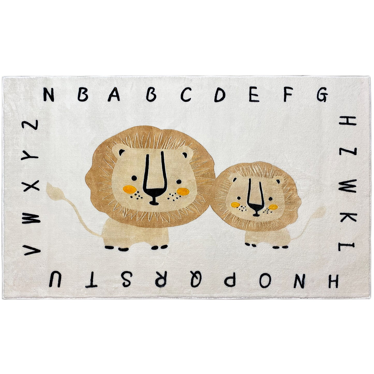 Tapete infantil „Leão“, bege, 90x160 cm