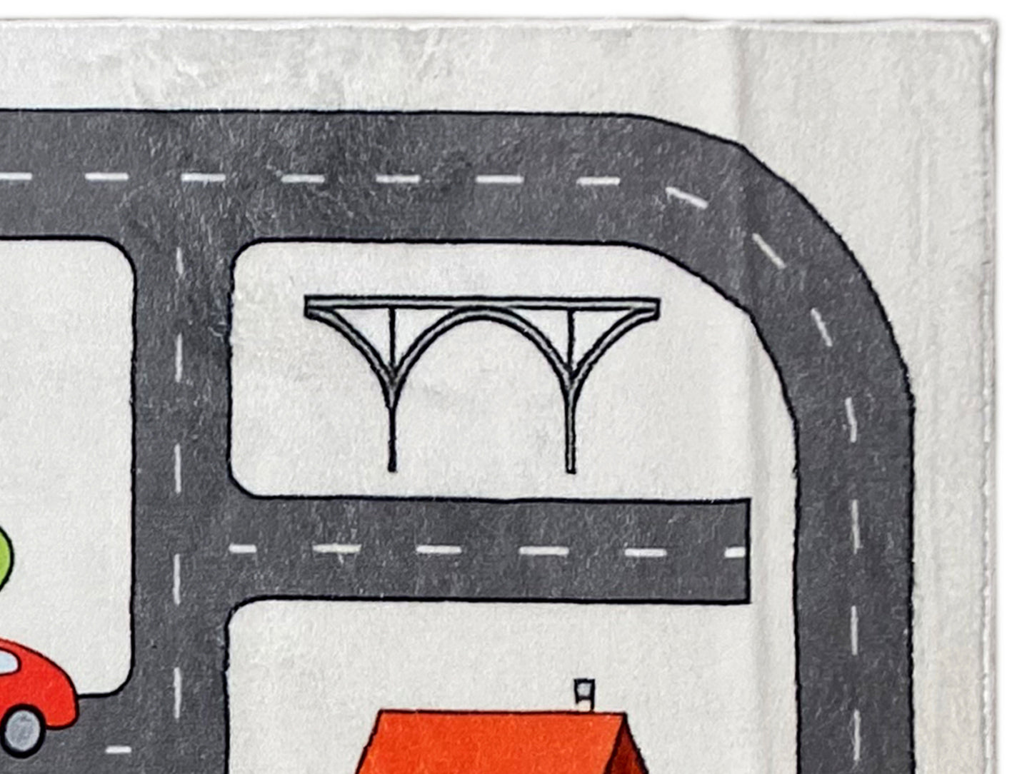 Tapete infantil „Rua“, cinzento, 140x200 cm