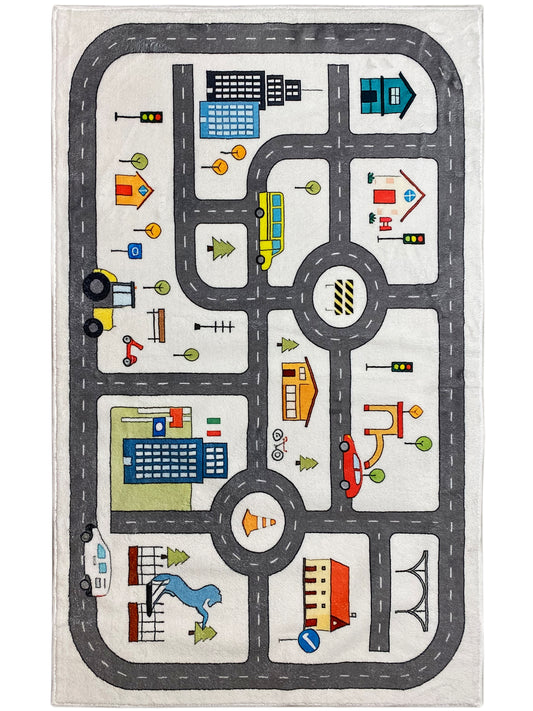 Tapete infantil „Rua“, bege, 90 × 160 cm