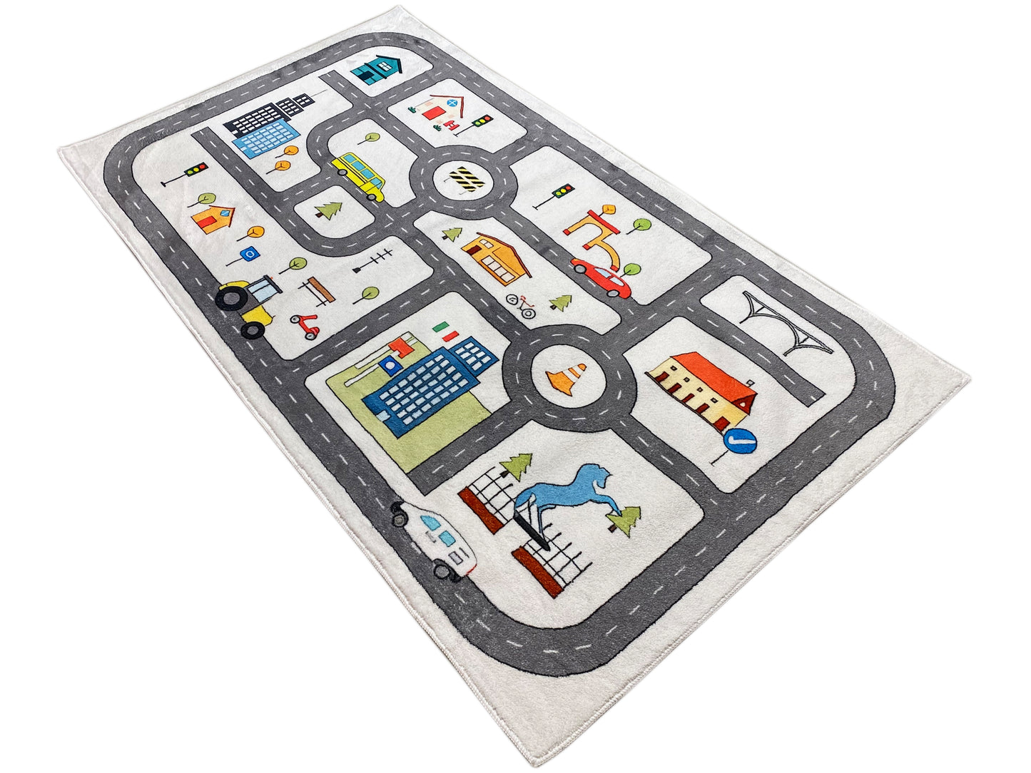 Tapete infantil „Rua“, bege, 90 × 160 cm