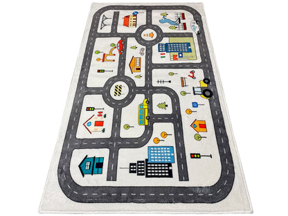 Tapete infantil „Rua“, bege, 90 × 160 cm
