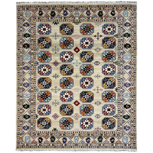 Indo Afghan Teppich - 302x247 cm