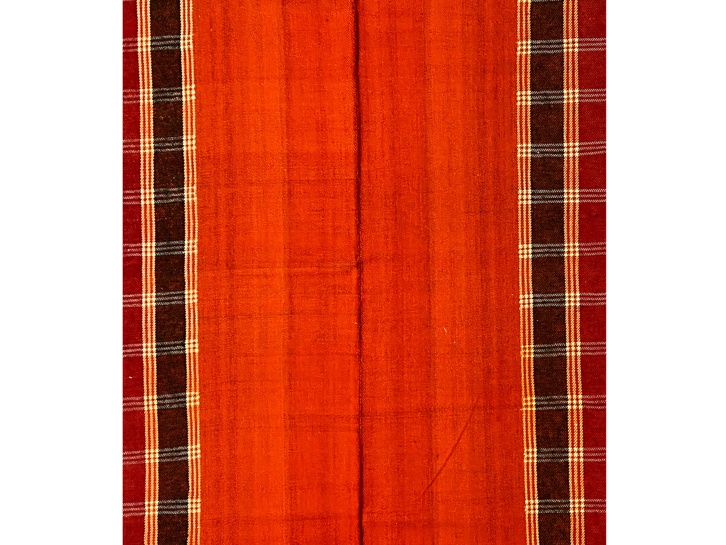 Esszimmer Jajim Teppich aus Wolle handgewebt mit klaren Karo-Linien