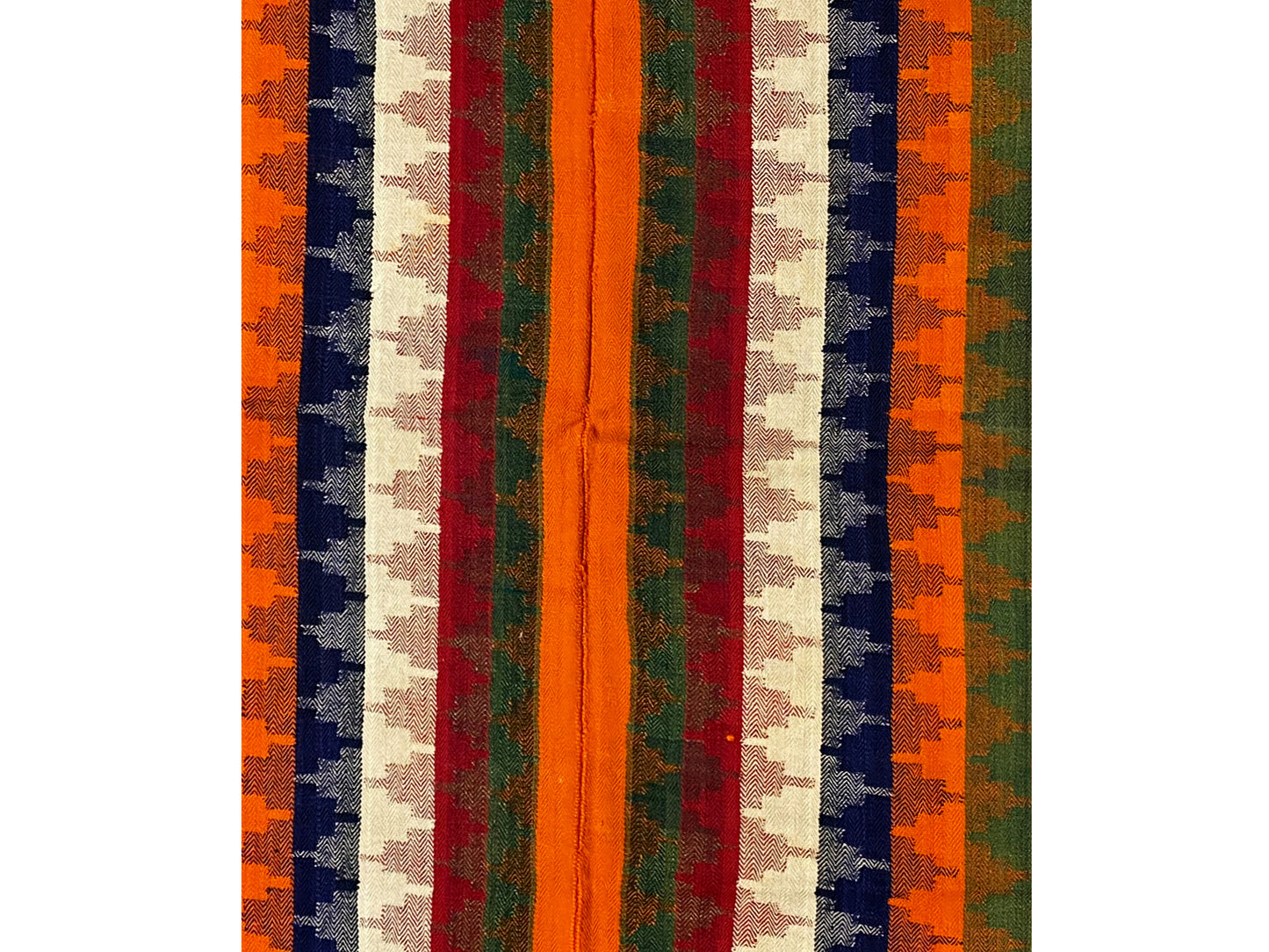 Esszimmer handgewebter Multicolor Jajim Teppich aus Wolle