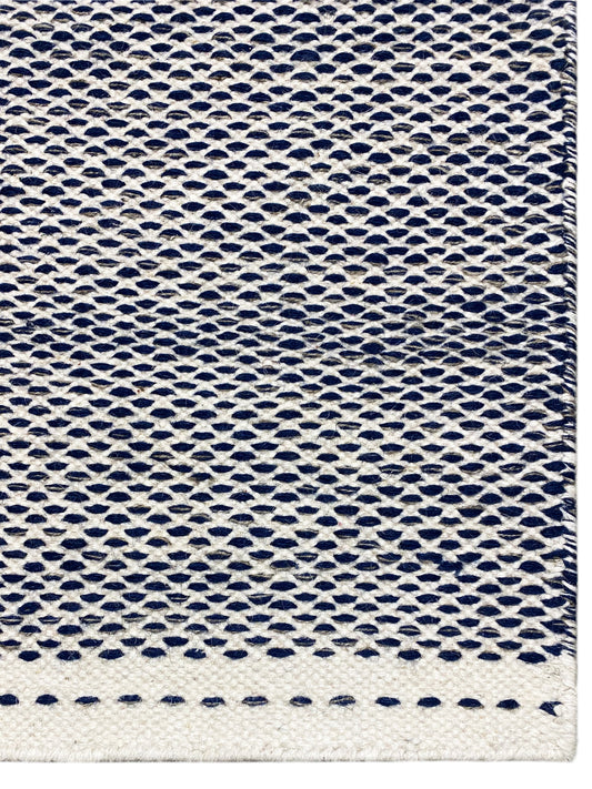 Tapete Kelim Azul Marinho - 160x230 cm