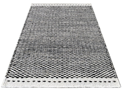 Tapete Kelim Preto - 60x90 cm
