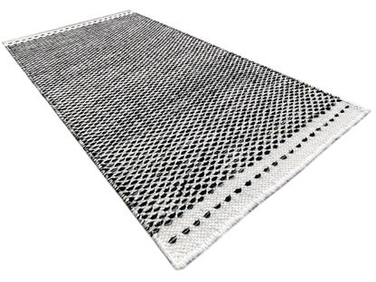 Tapete Kelim Preto - 60x90 cm