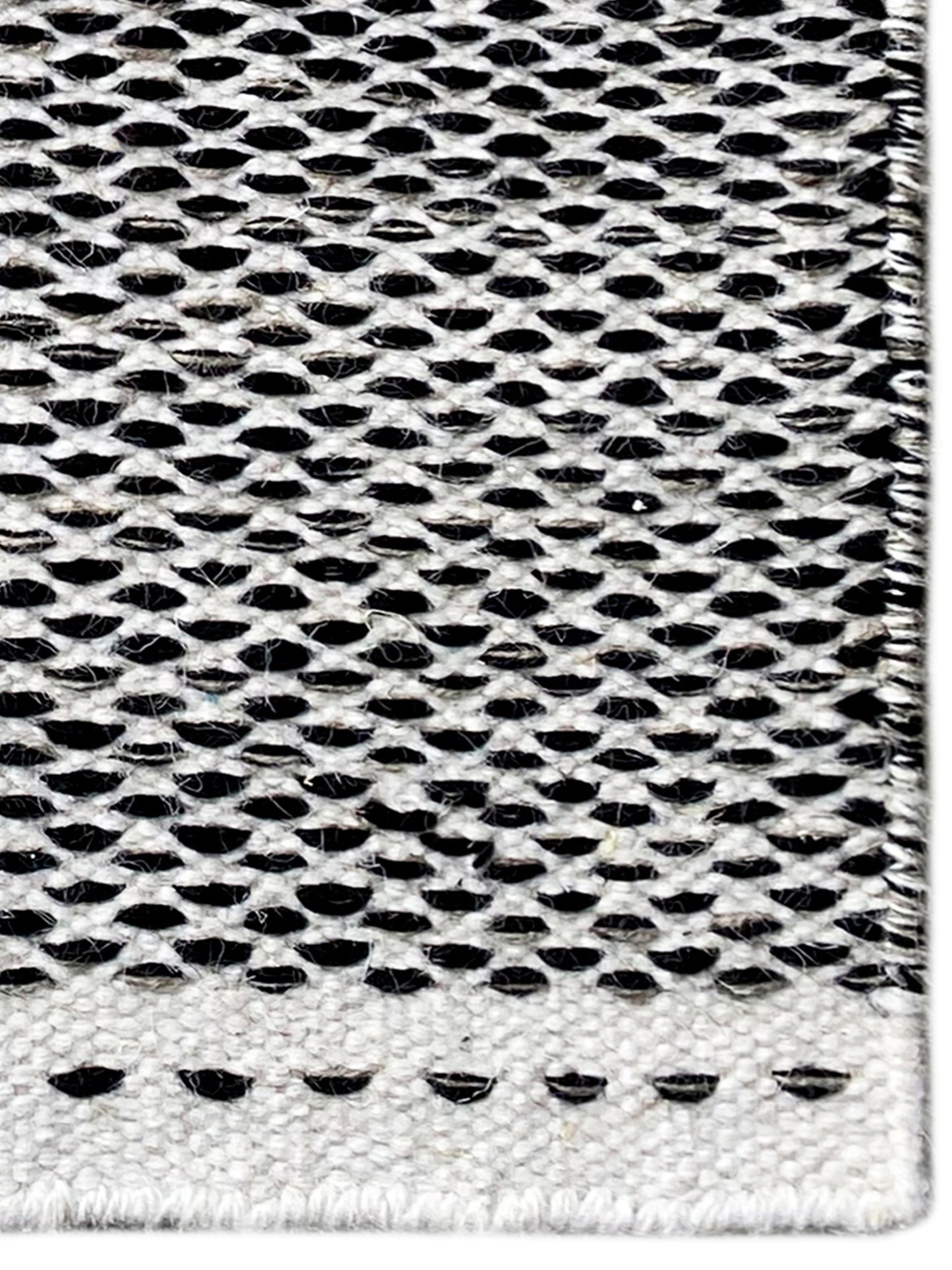 Tapete Kelim Preto - 60x90 cm