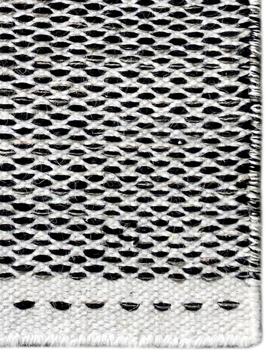 Tapete Kelim Preto - 60x90 cm
