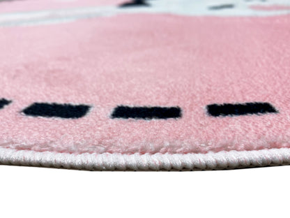 Tapete infantil redondo Coelho, 100 cm