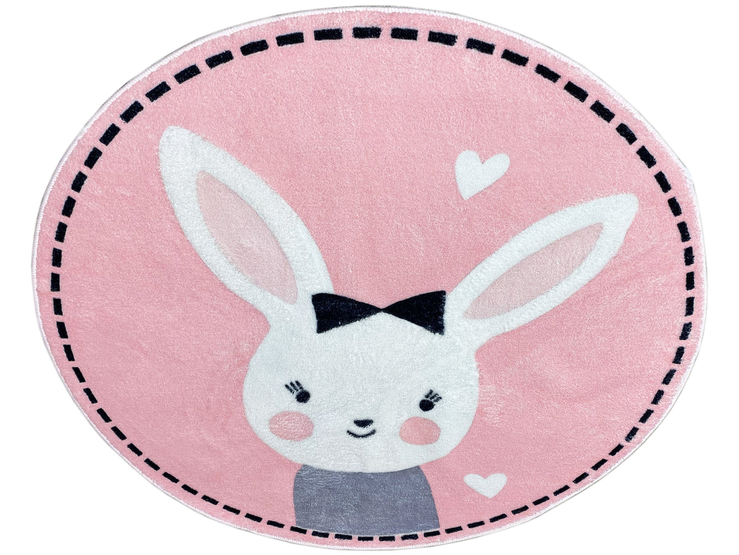 Tapete infantil redondo Coelho, 100 cm