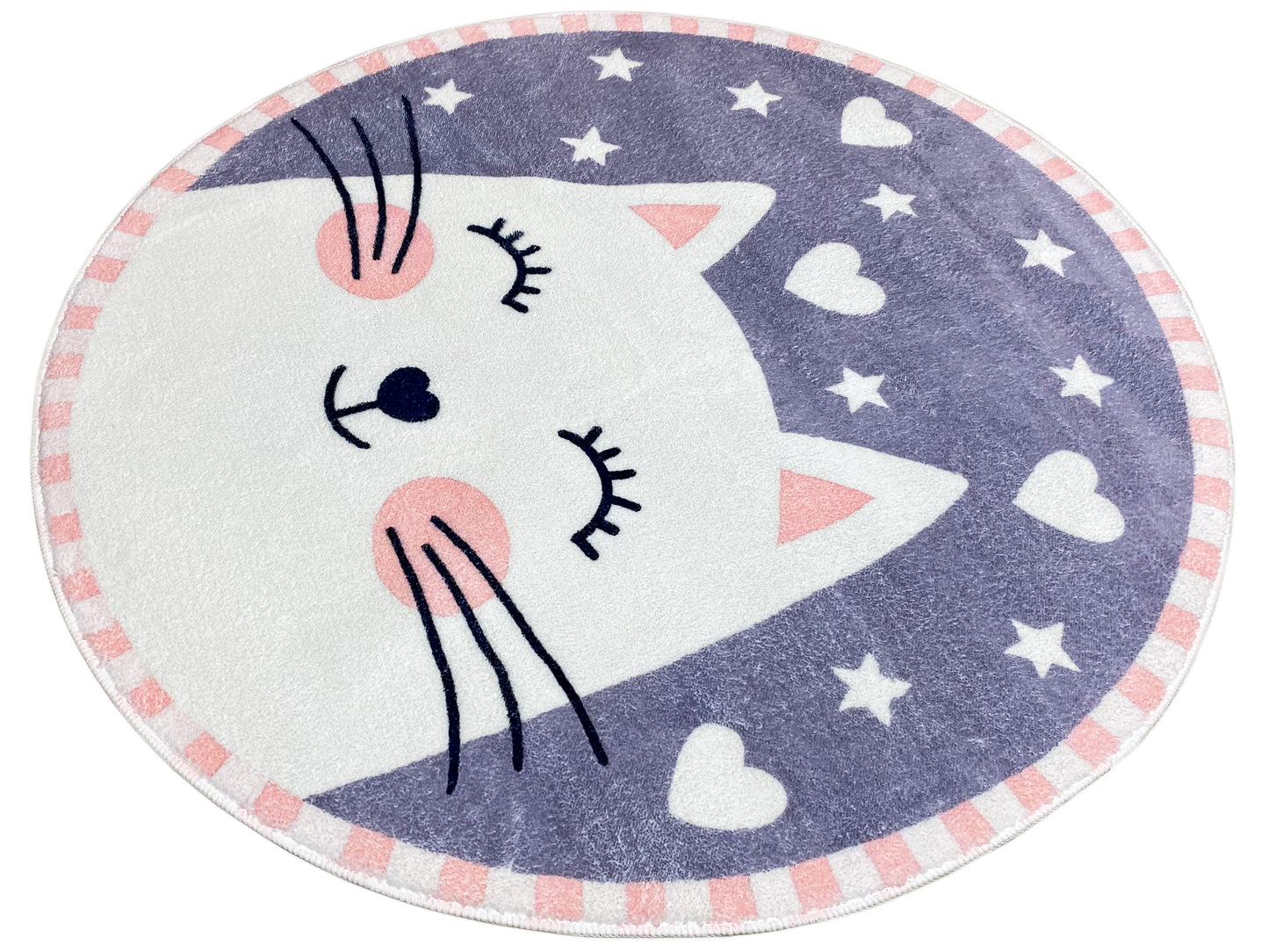 Tapete infantil redondo Gato, 100 cm